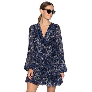 Ted Baker London Trissa Tiered Mini Swing Dress Ted Baker Size 4/US 10-12 Blue